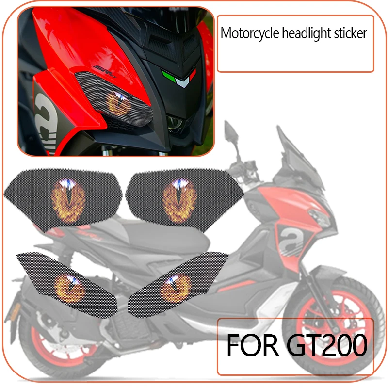 Motorcycle Headlight Sticker For GT200 SR200 GT SRGT200 SRGT 2023 Head Light Pegatinas Guard Head Light Protection