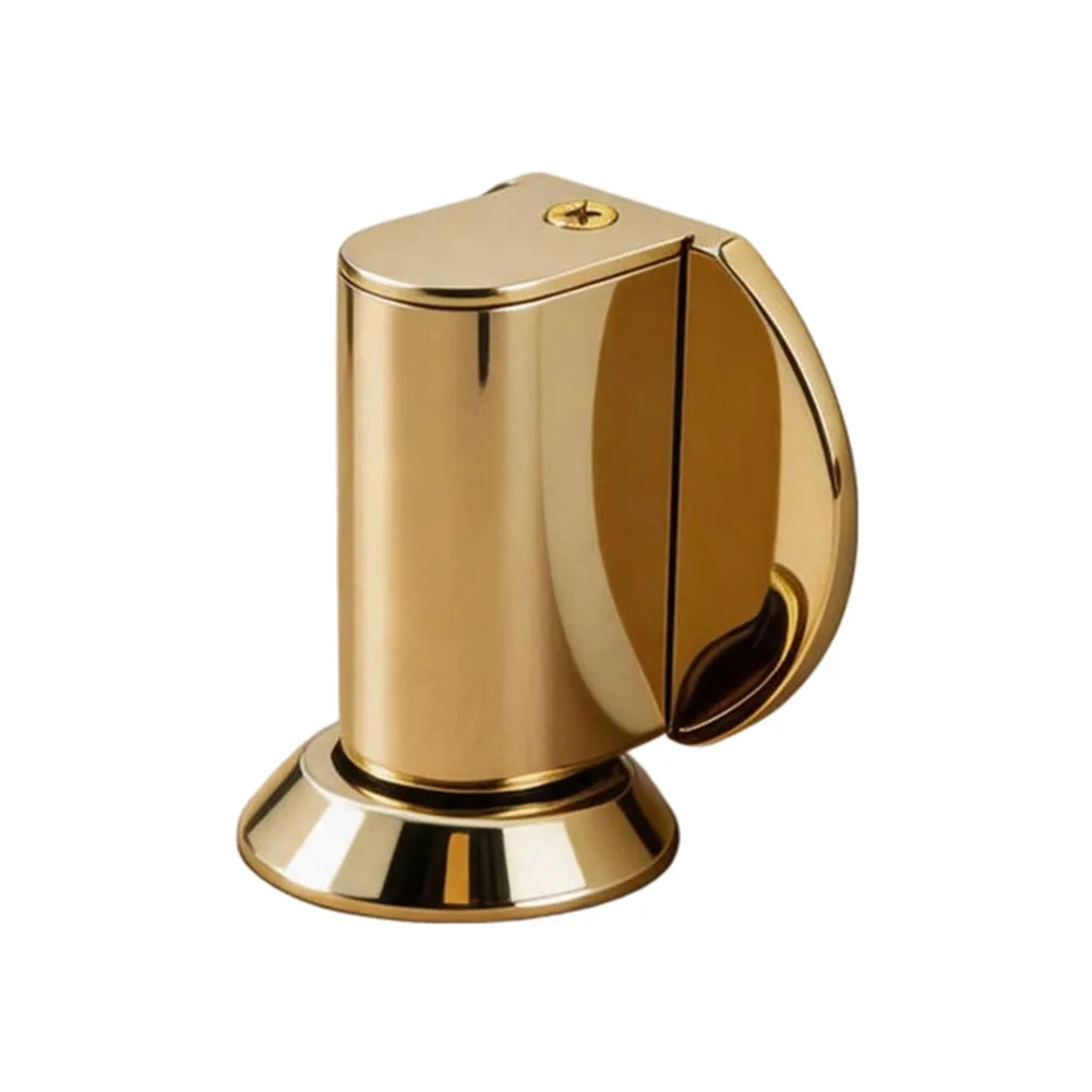 Zinc Alloy Magnetic Door Stopper for Floor Self-gripping Design Quiet Operation Damping Material Home Office Balcony