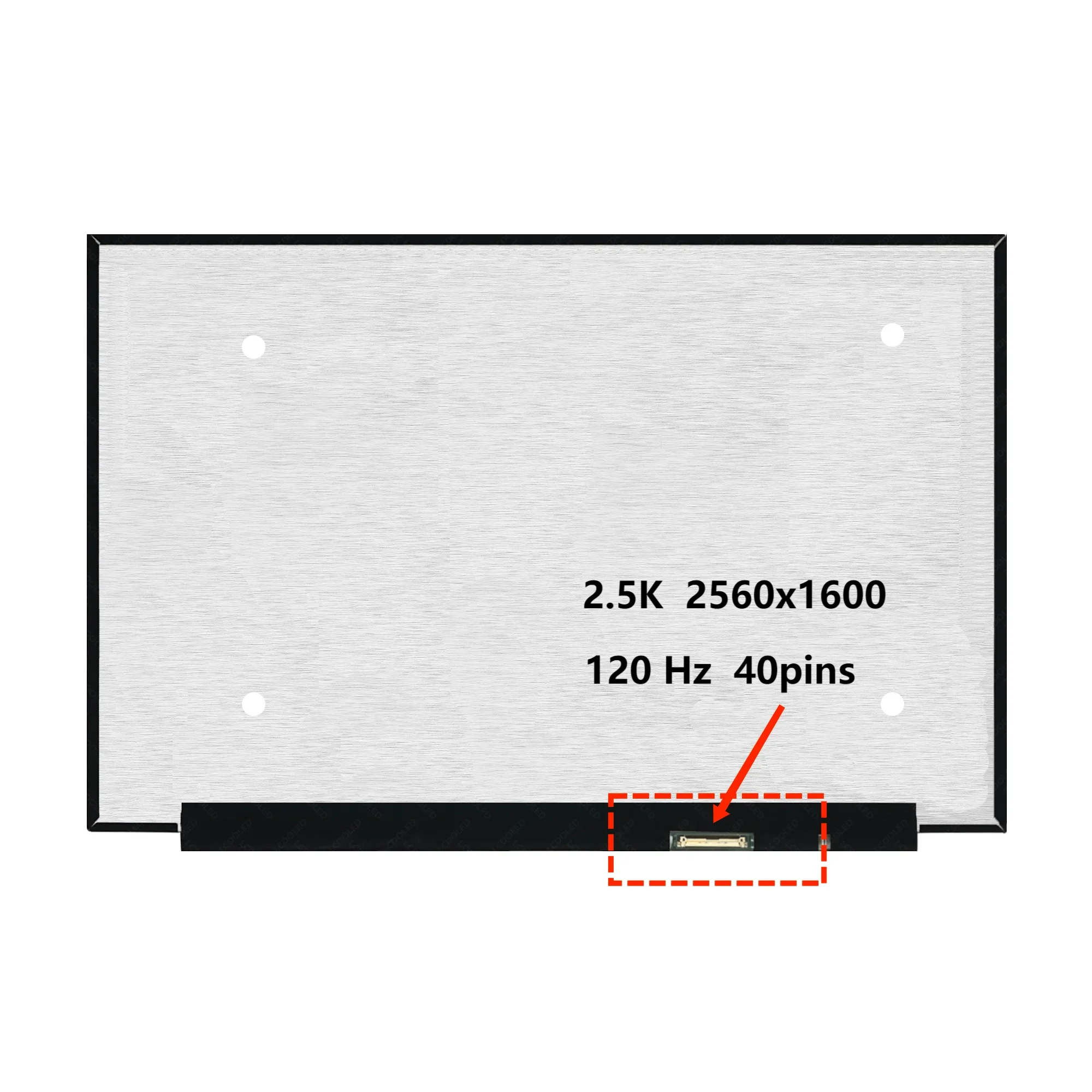 16.0'' 2.5K 120Hz IPS LCD Screen Display Panel NE160QDM-NY2 for Lenovo Ideapad 5 Pro 16ACH6 82L5 Non-Touch 2560X1600 40 Pins