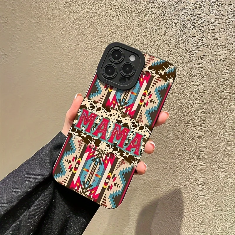 Volledige dekking met zwart westersontwerp en tagline voor Apple iPhone 11 tot 17 Pro Max Plus