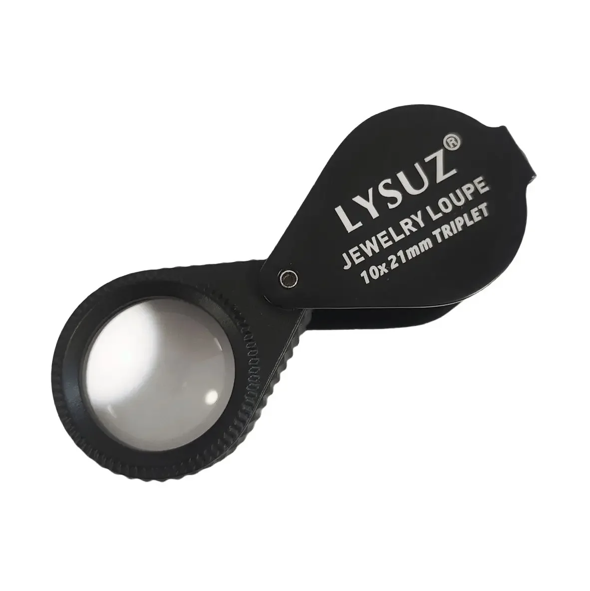 LYSUZ Multi-layer Coated Jewelry Portable Loupe Diameter 21mm Aplanatic Achromatic Magnifying Glass Gemstone Diamond Antiques