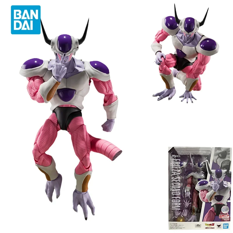 Spot Direct Delivery Bandai Original Dragon Ball Anime Figure SHF FRIEZA SECOND FORM Action Figure Toys For Children Gift