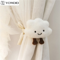 YOMDID Children S Room Curtains With Decorative Curtains Cartoon Doll Curtains Cute Cloud Shaped Curtain Clips Curtain Straps