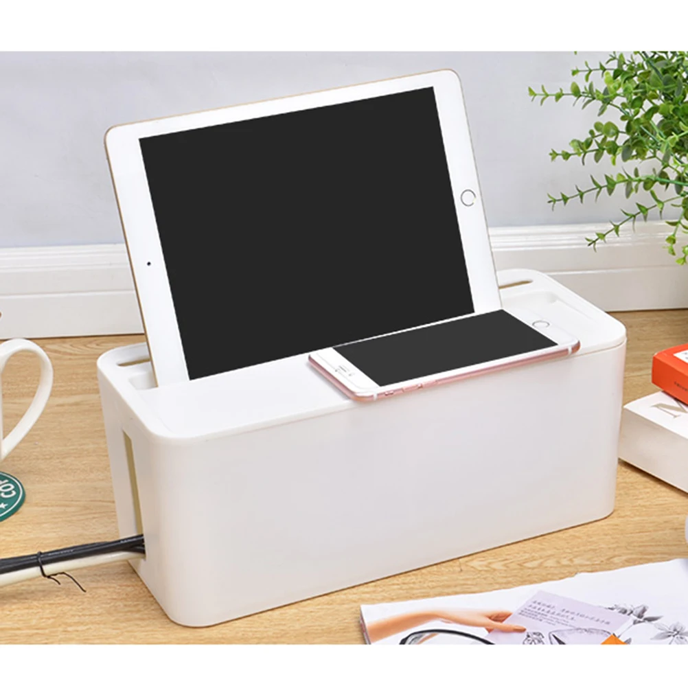 

Wire Organizer Cover Covers for Cords Holder Electric Storage Container Household