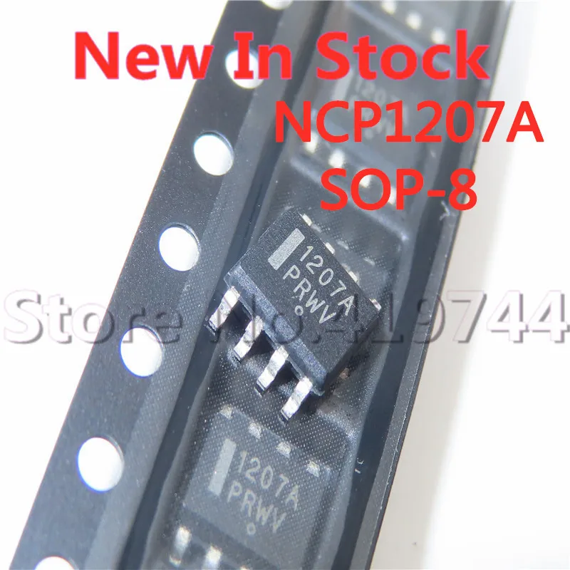 5PCS/LOT NCP1207A 1207A NCP1207ADR2G SOP-8 SMD power management chip In Stock NEW original IC