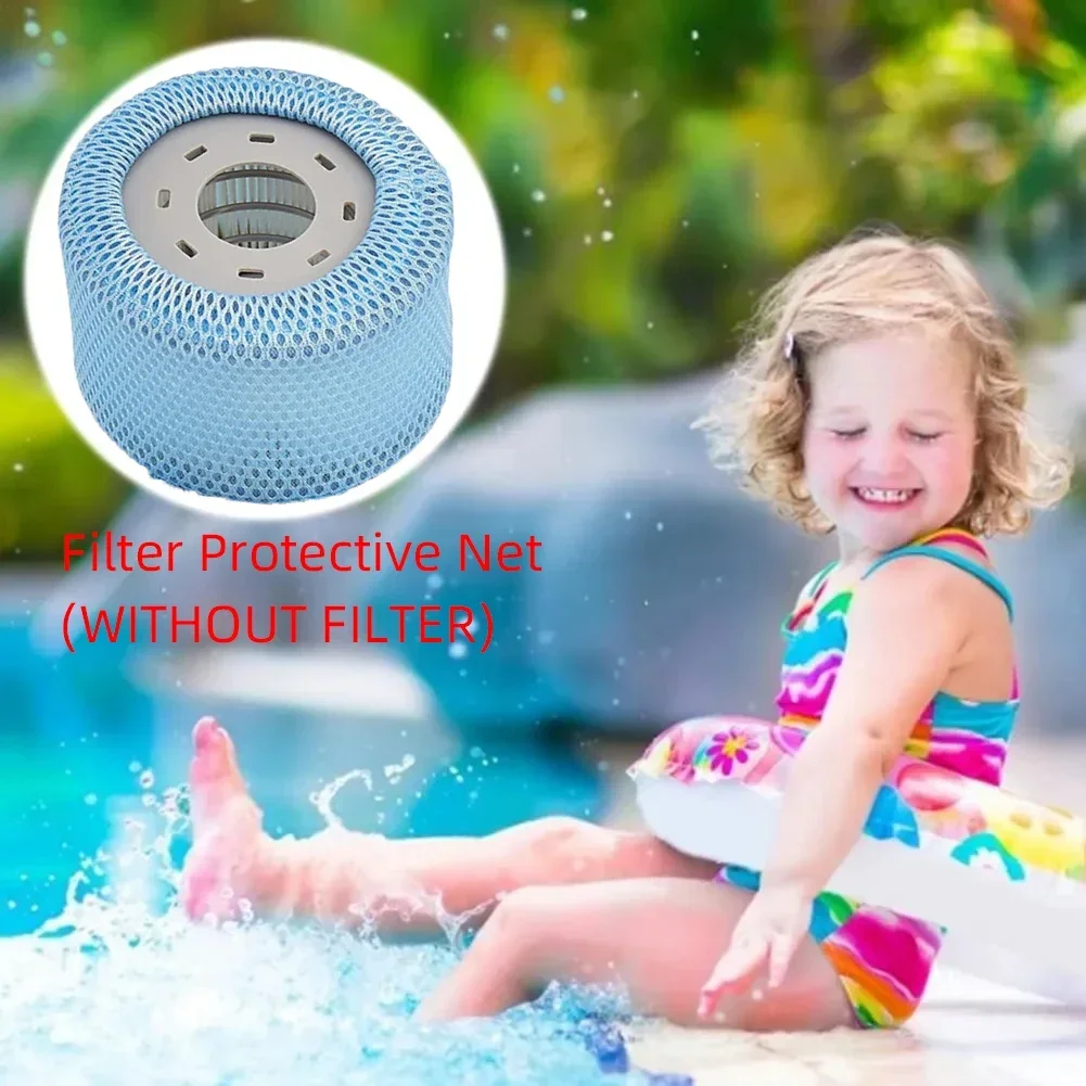 1PC Swimming Pool Mesh Strainer Hot Tub Spa Cartridges Protective Net For MSPA Hot Tub Spa Filter Cartridges Accessories