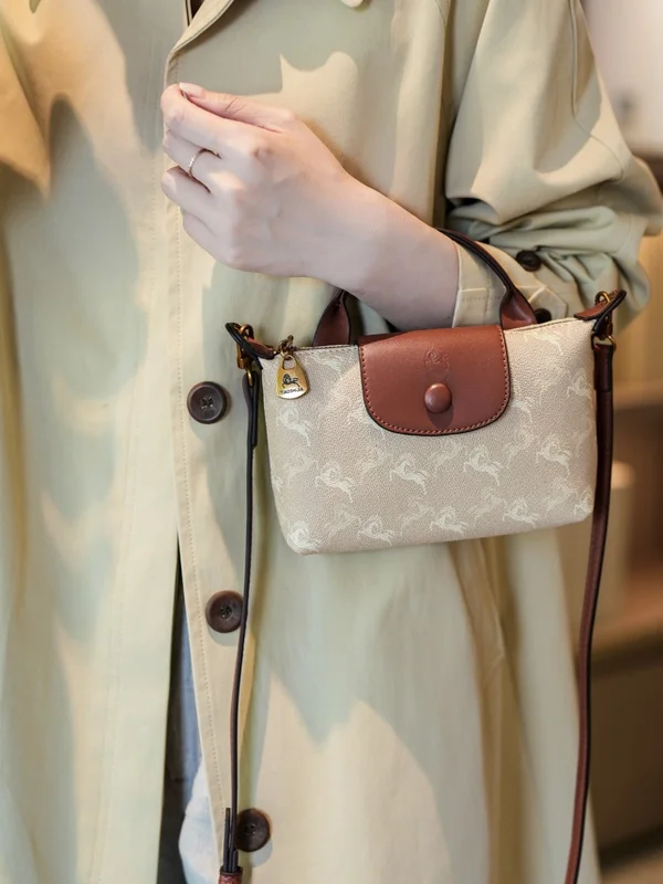 

Женская сумка через плечо Ele Dumpling: новая модная модель с цветовыми блоками, простой британский стиль, мягкая сумка из искусственной кожи