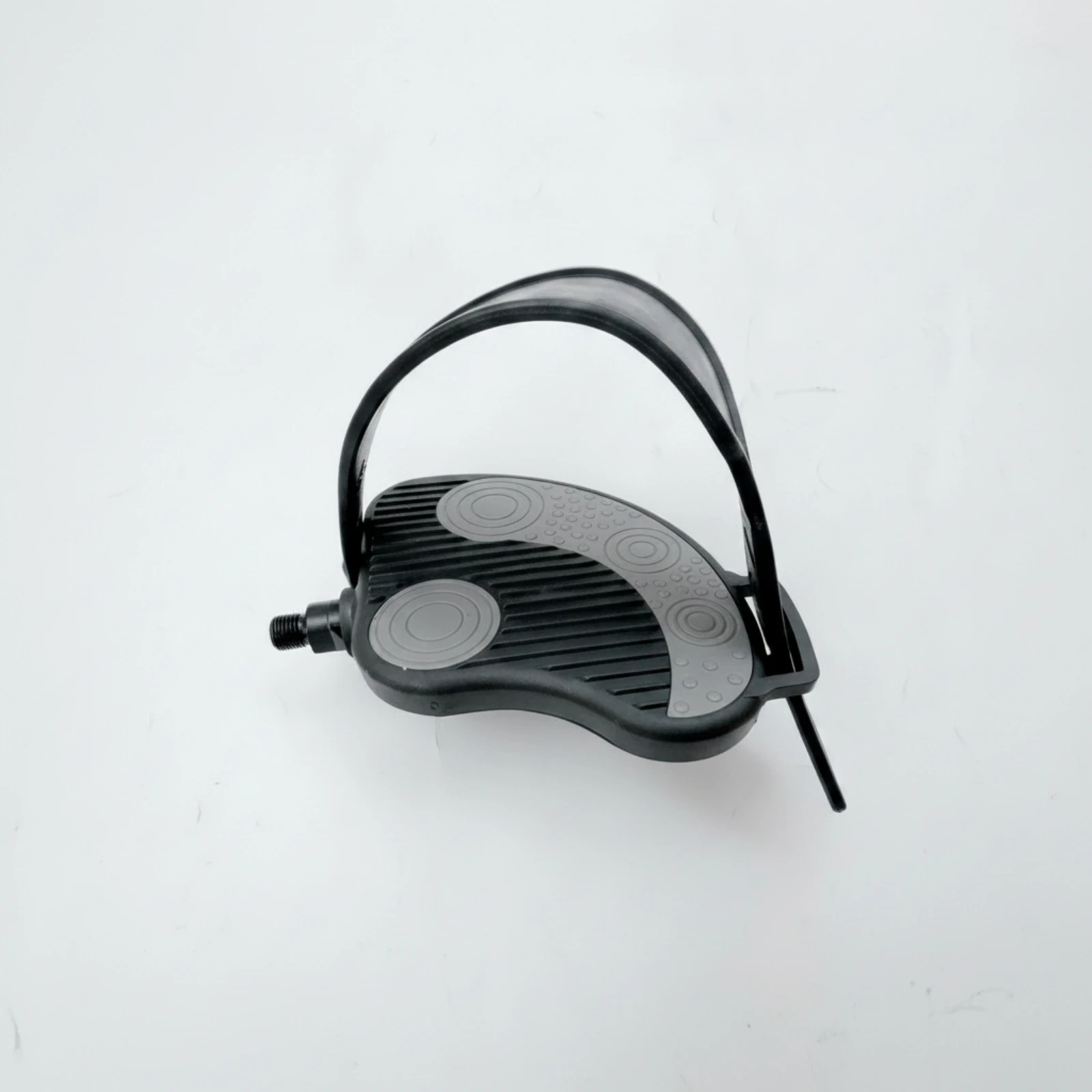 Bike Pedal with Toe Cage Wide Platform Pedals with Toe Clips Pedals with Straps Weather-Resistant for Mountain Bikes