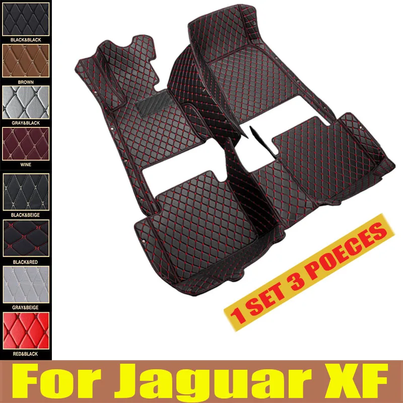 

Car Floor Mats For Jaguar XF Sedan 2008 2009 2010-2012 2013 2014-15 Auto Foot Pads Automobile Carpet Cover Interior trunk mat