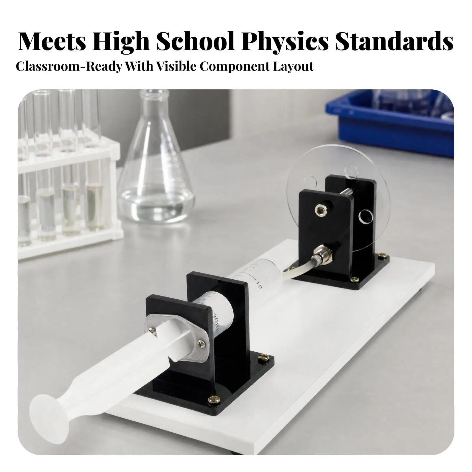 Car Brake System Teaching Model Acrylic Material for Science Lab Experiments Interactive Mechanical Movement Demonstrator with