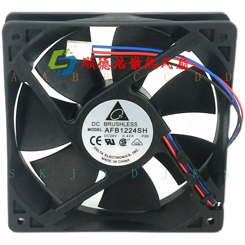 M  1 pcs DELTA AFB1224SH 12025 24V 0.42A IP68 comprehensive waterproof cooling fan