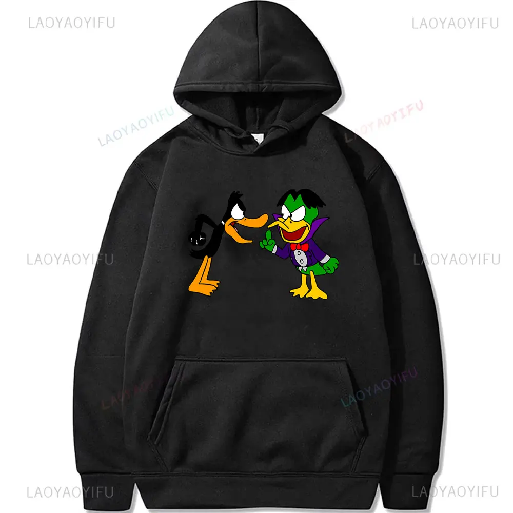 Spring Mens Women's Tops  Count Duckula Awesome for Movie Funny Cartoon Graphic Hoodie Pullover Comfortable Long Sleeve Hoody