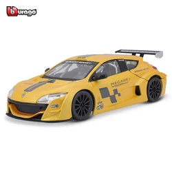 Bburago 1:24 Scale Renault Megane Trophy alloy racing car Alloy Luxury Vehicle Diecast Cars Model Toy Collection Gift