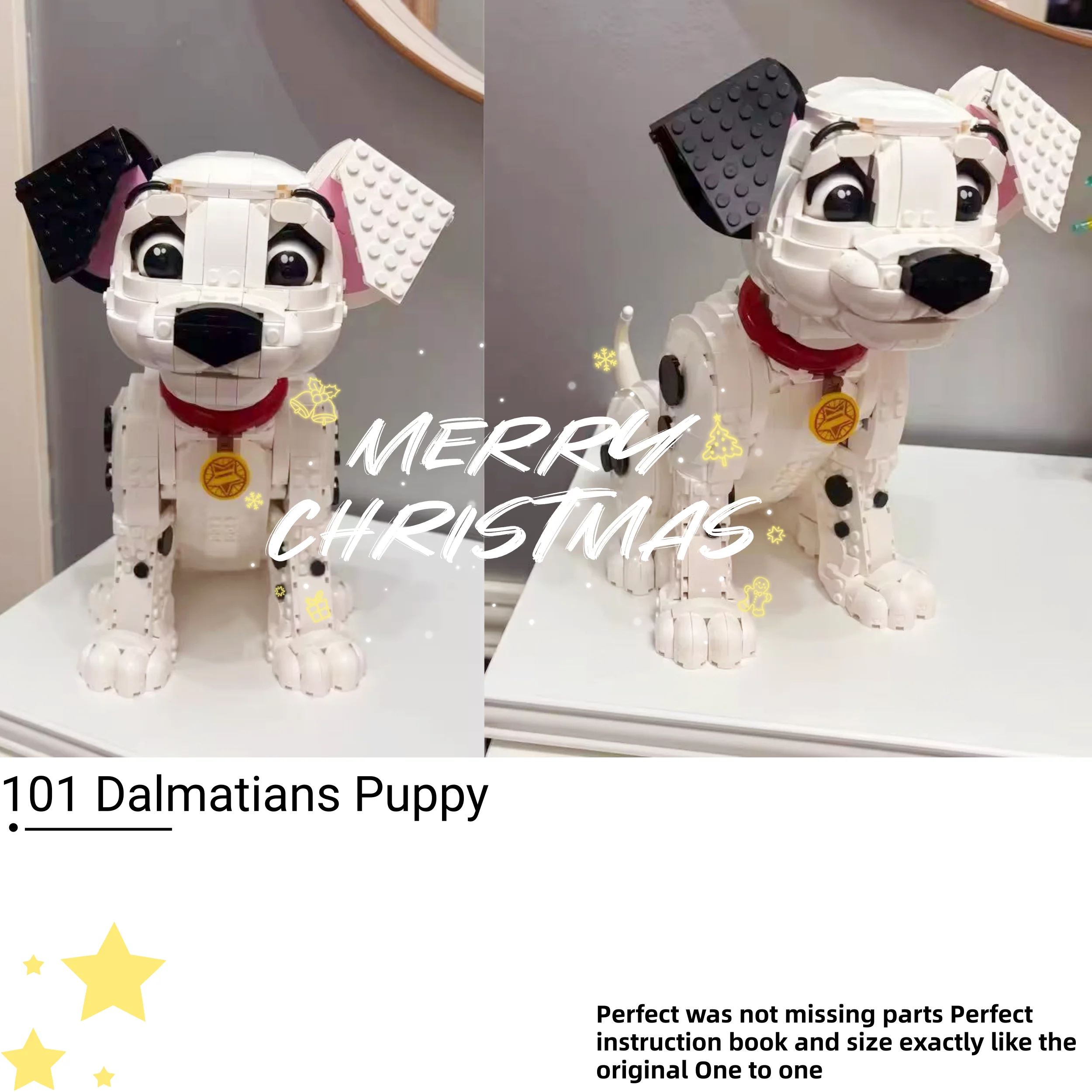 

Big Save 1722 шт. 101 щенок мультяшная модель строительный блок кирпичная собака креативная сборка рождественские праздничные подарки