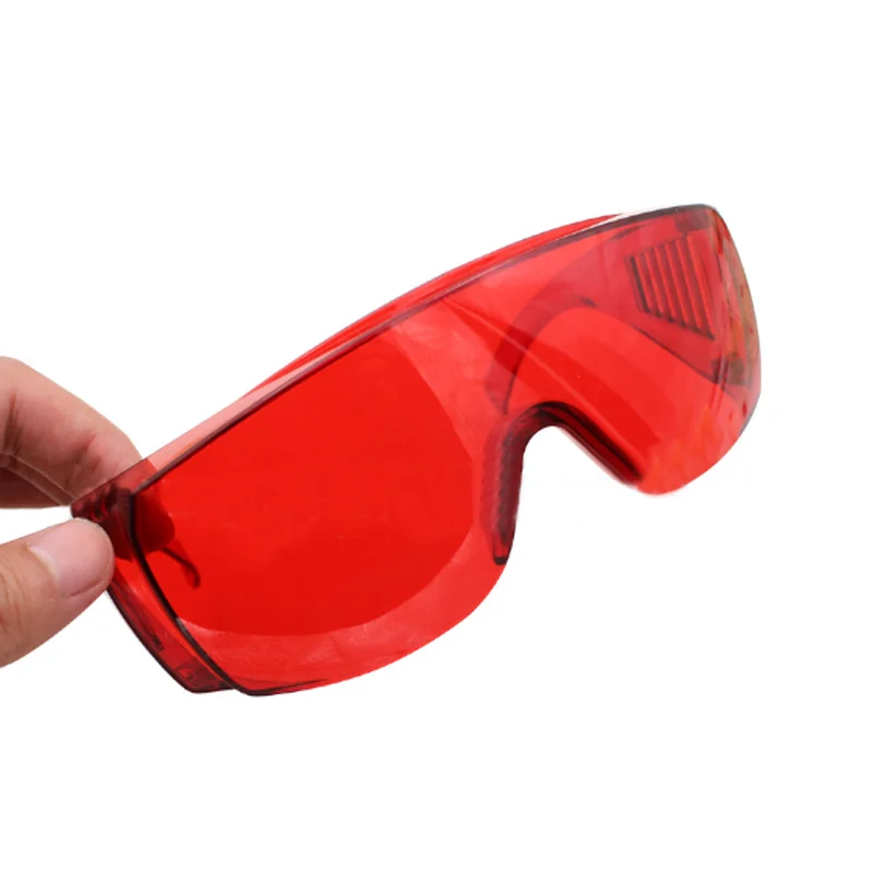 1/3 PCS Dental Protective Eye Glasses UV Curing Goggles Red Glasses Nadaje się do kliniki dentystycznej Sprzęt do ochrony oczu