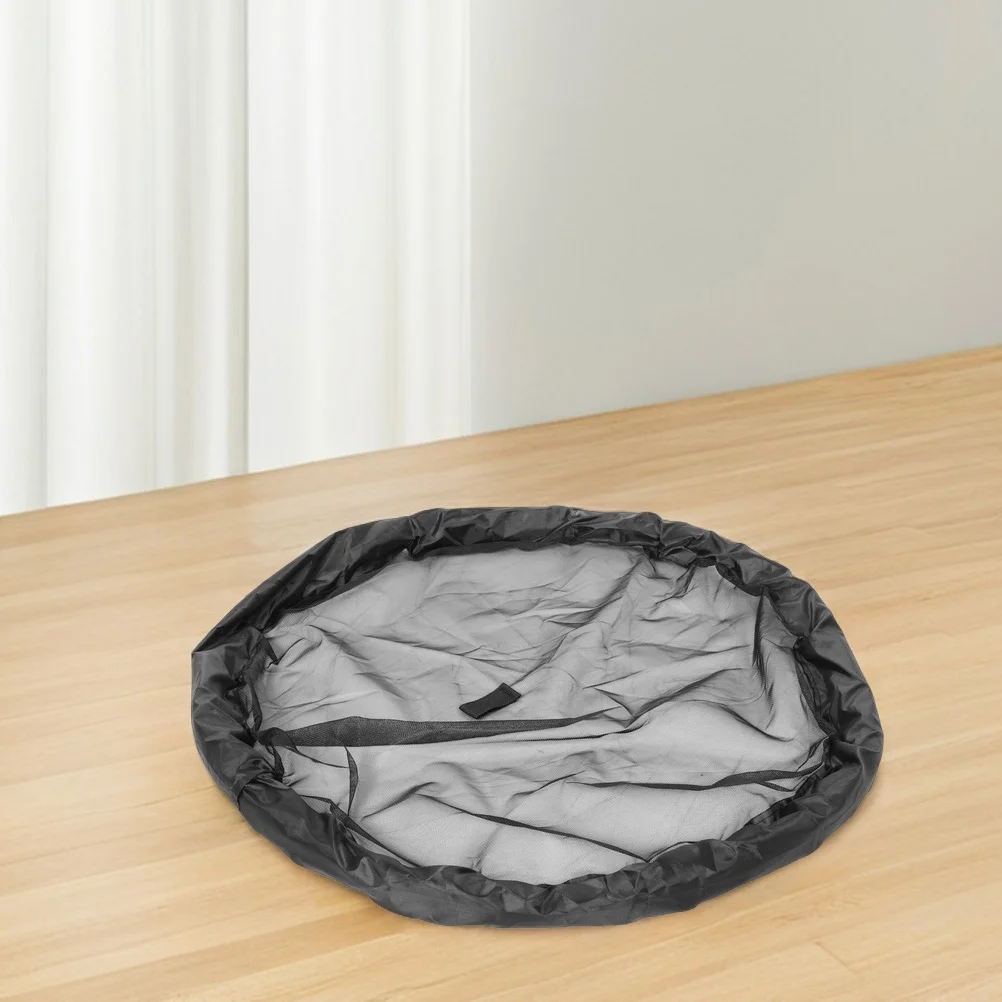 Round Floating Island Planter Pond Plant Barrier Fish Protector Easy Setup Durable Mesh Construction Pond Plant Protection