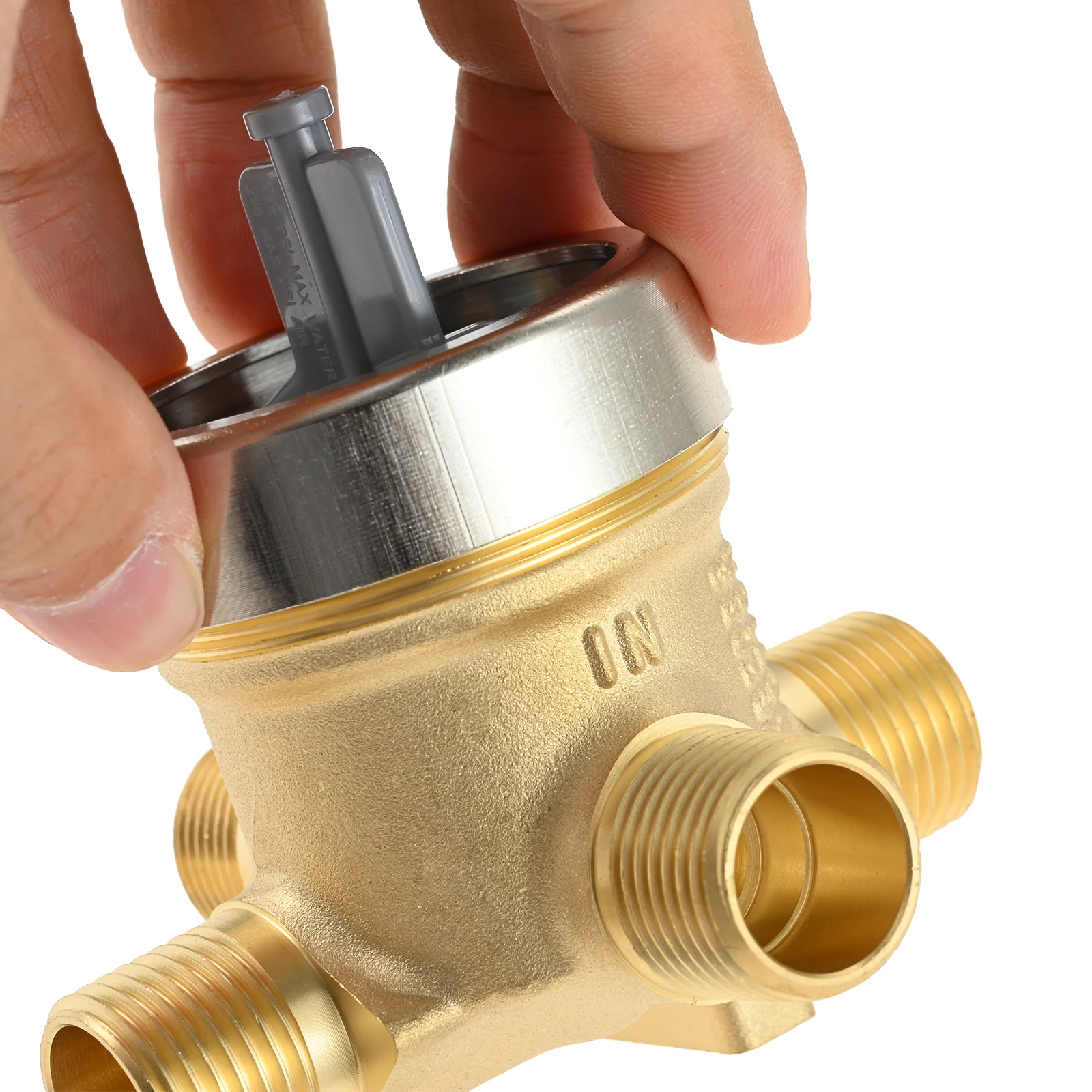 R11000 Shower Diverter Rough-In Valve Solid Brass Kit for Delta 3-Setting & 6-Setting 1/2-in Universal Inlets fit Extra Sprayer