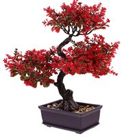 Artificial Plants Bonsai Desktop Small Tree Pot Fake Plant Flowers Potted Ornaments For Garden Decor Home Room Table Decor