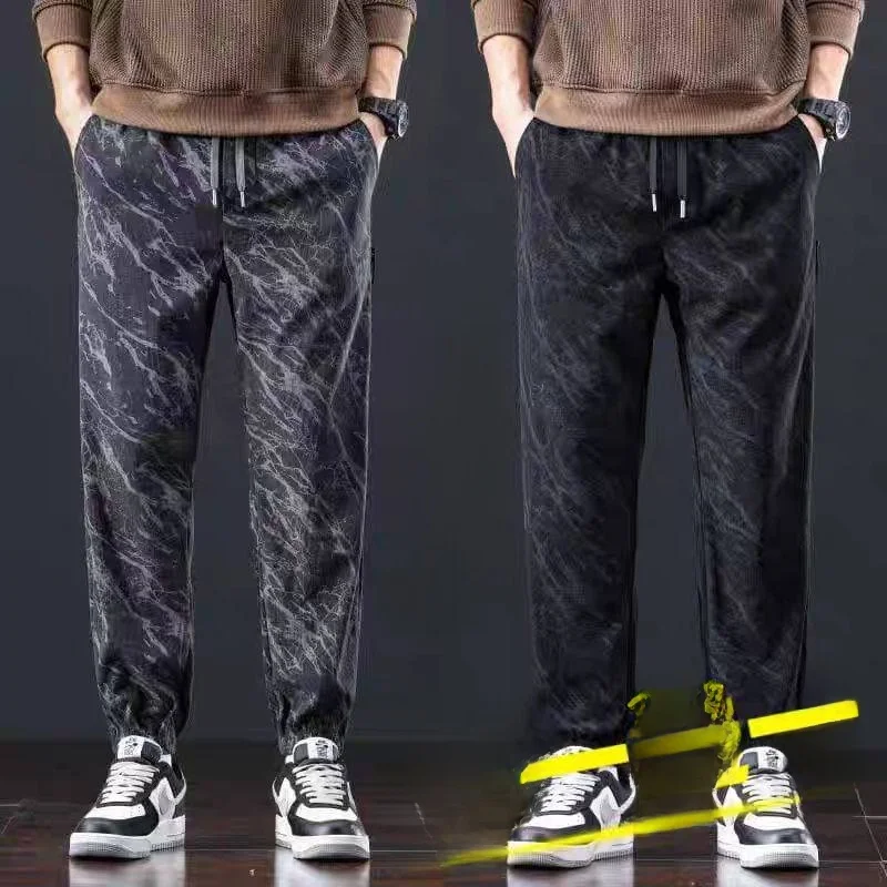 

Men's Corduroy Joggers Thiened Fce Lined Trendy Loose Fit Spor Sle Casual Pants Autumn Winter New Arrival