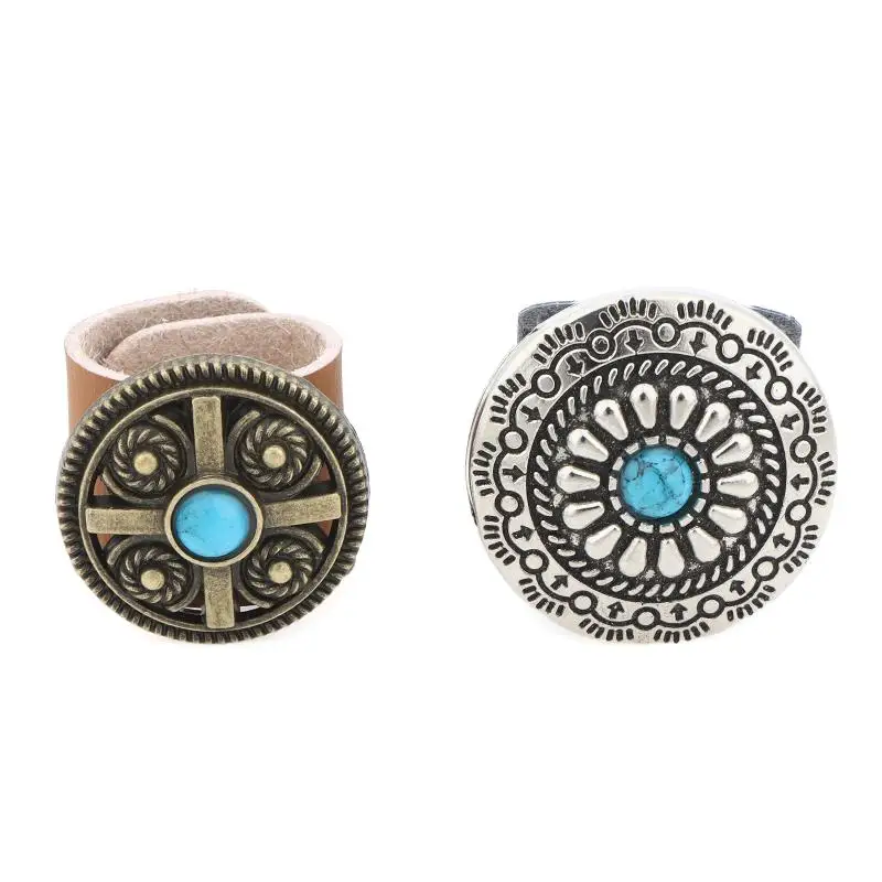 Retro-Schalclips im Ethno-Stil, Seidenring-Halsband-Schnalle, Befestigungsschlaufe, Vintage-Dekorationsaccessoires – Detail 6
