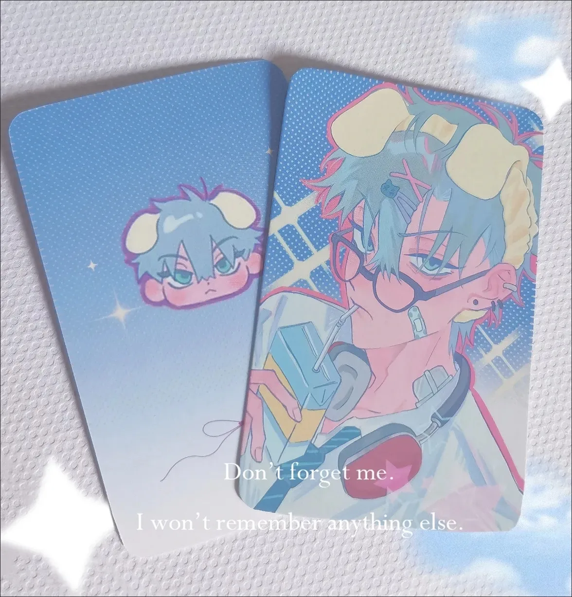Marcapáginas de tarjetas Kawaii de 3 pulgadas, libro con Clip, colección de tarjetas de marca de paginación, artículos de Anime, regalo de la serie