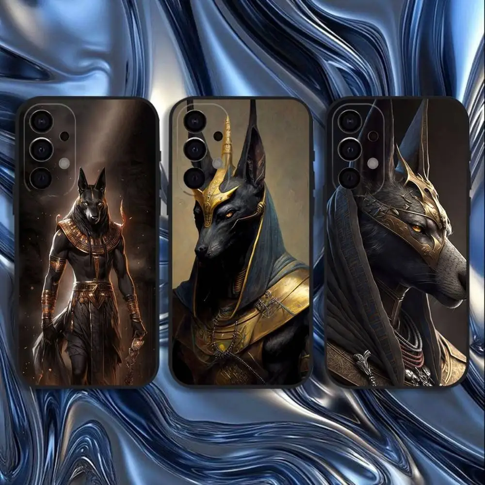 

the god of death Anubis Phone Case For Samsung S25,S24,S21,S22,S23,S30,Ultra,S20,Plus,Fe,Lite,5G Black Cover
