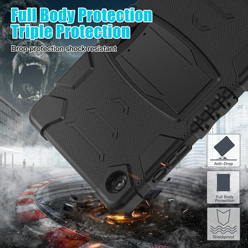 Case For Samsung Galaxy Tab А9 Plus 11 inch X210 X215 X216 Tablet Case Kickstand Holder Anti-fall Shockproof Protective Cover