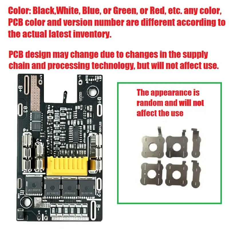 B50C For BL1830-BL1860 Battery Case 4TOLL Charging Protection Board 10X21700 For 21700 Power Tools Support