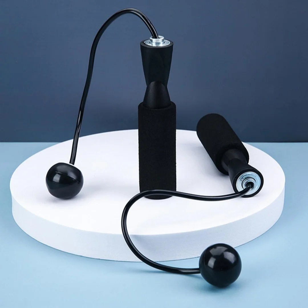 Corda de Pular Sem Fio Multifuncional com Bolas Pequenas - Escolha Perfeita para Equipamento de Treinamento Fitness Indoor e Outdoor
