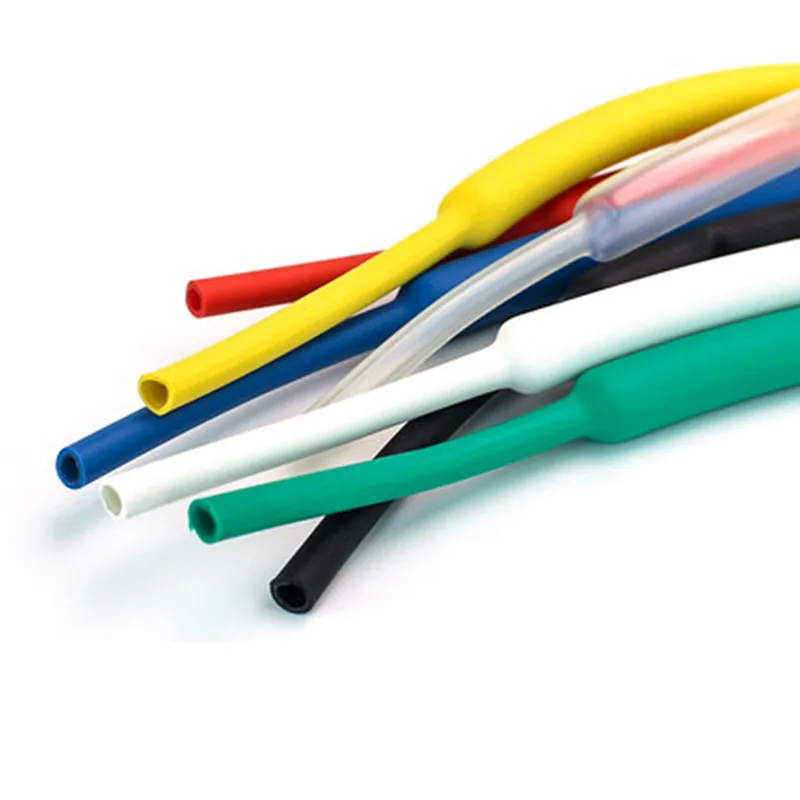 1M 1.6/2.4/3.2/4.8/6.4/7.9/9.5mm Dual Wall Heat Shrink Tube thick Glue 3:1 ratio Shrinkable Tubing Adhesive Lined Wrap Wire kit