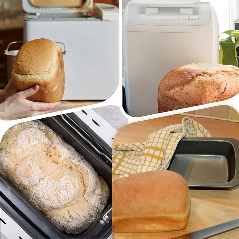 

L56A-Bread Baking Pan Non-Stick Mixing Bread Bucket, Metal Bread Barrel Liner,Reusable Baking Barrel For Mixing Flour Dough