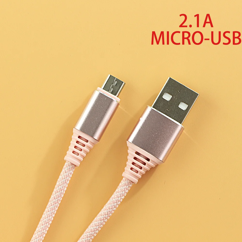 Kiki Shoot Fast Charge For Redmi 9 9A 9i 7 6 4 Pro Note 6 5 Pro Data 2.4A 2M Oppo a15 a12 a3s f11 For Phone Micro USB Cable