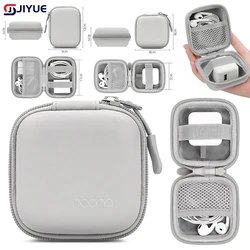 Storage Bag Case For Earphone EVA Headphone Container Cable Earbud Storage Pouch Bag Travel Waterproof Double Layers Storage Bag