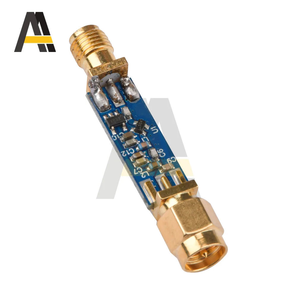 LNA Per ricevitori SDR basati su RTL Modulo amplificatore di segnale a basso rumore 0.05-4GHz 21dB 5V Scheda amplificatore di segnale a basso rumore