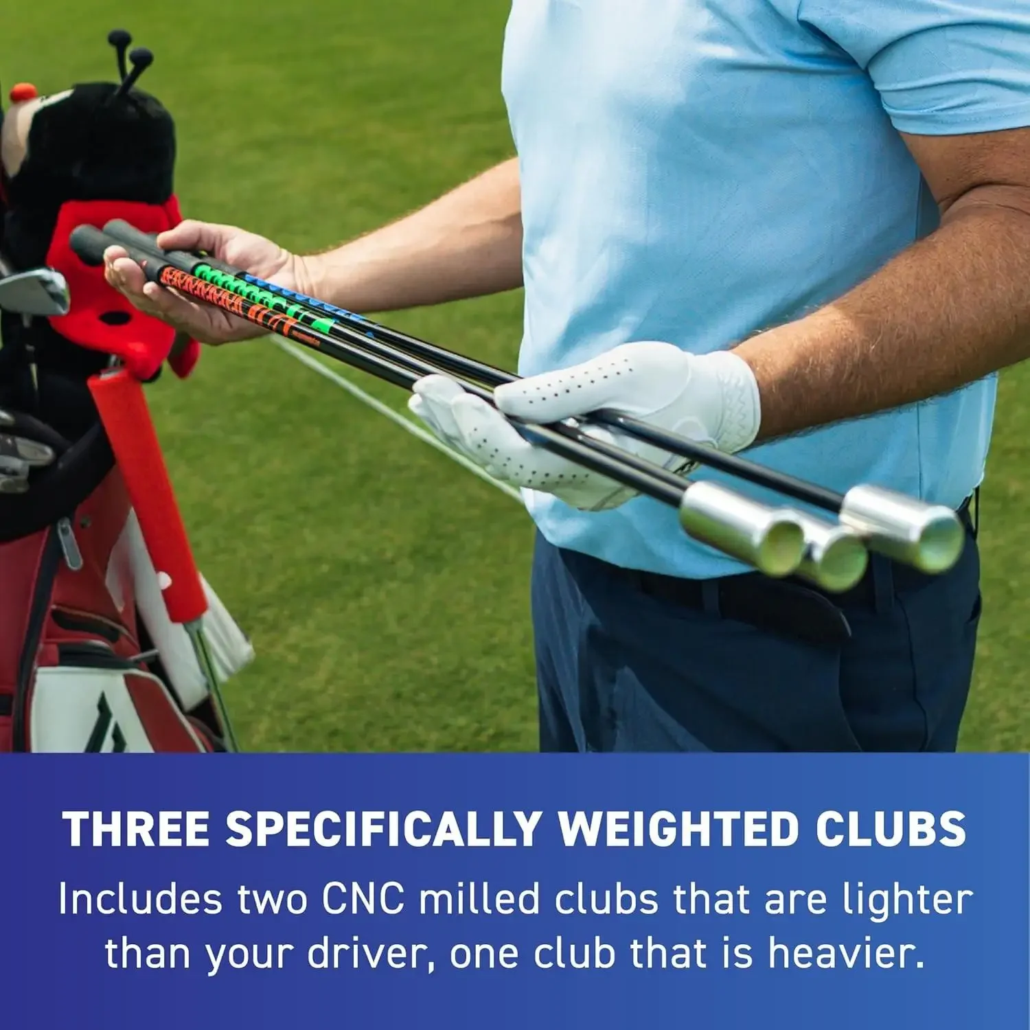 wGolf |   Système d'entraînement à la vitesse de swing |   Gain de vitesse d'oscillation et 20 mètres |   Bâtons de vitesse ™   utilisé par Padraig Harrington |   Formation par application