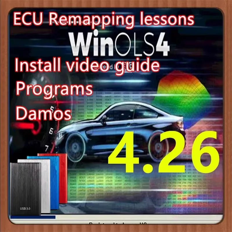 2024 Venta CALIENTE WinOLS 4.26 Con 66 Plugins Y Checksum + Archivos Damos + Instalaciones de Video + دليل de Usu + كونترولا #2