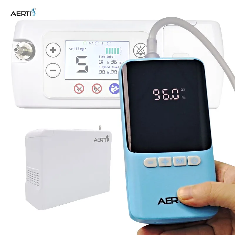 

AERTI Blue Oxygen Tester 146g Oxygen Device Analyzer Handheld Oxygen Analysis Kit