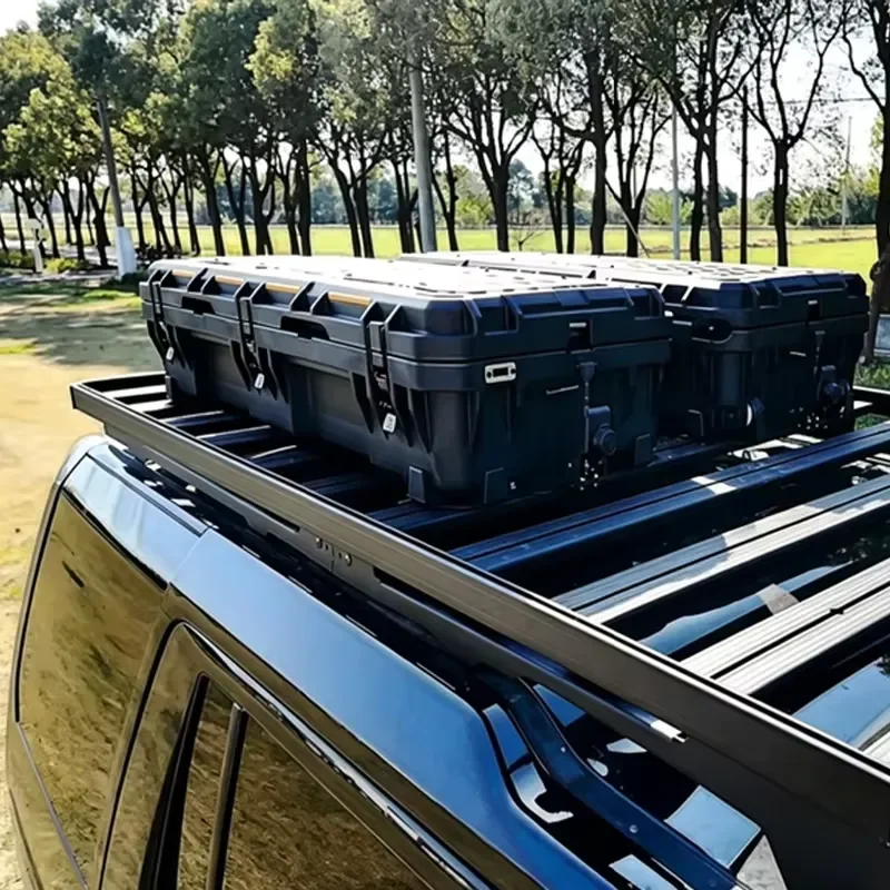 95L Car Roof Top Cargo Box Universal Waterproof Outdoor Camping Storage Luggage Box for SUV Sedan Travel Roof Rack Carrier