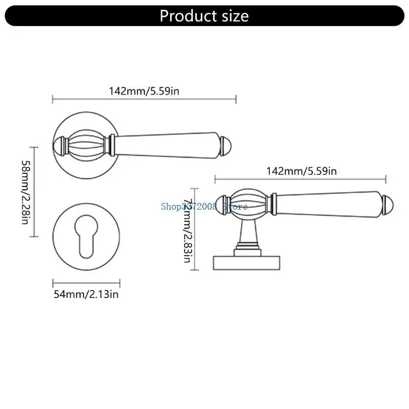 Nâng cấp kẽm Hợp kim xử lý khóa tập khóa khóa cửa khóa cửa khóa bên trong bộ khóa cửa để tăng cường bảo mật nhà cửa & kiểu dáng