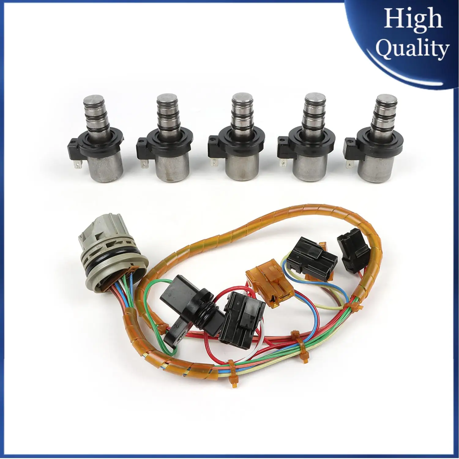 

Car Transmission Solenoids Valve With Harness F4A41 F4A42 D82421 F5A51 V4A51 Fit For Mitsubishi Hyundai Kia Forte Optima Soul