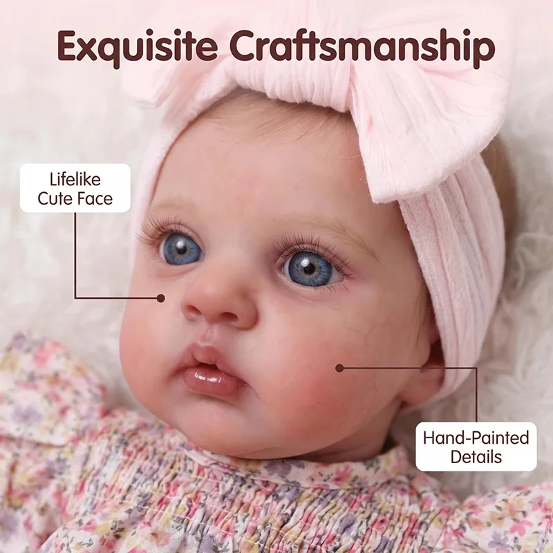38cm Small Doll Cute Handy Baby Mikki Hand Made High Quality Detailed Painting Girl Doll