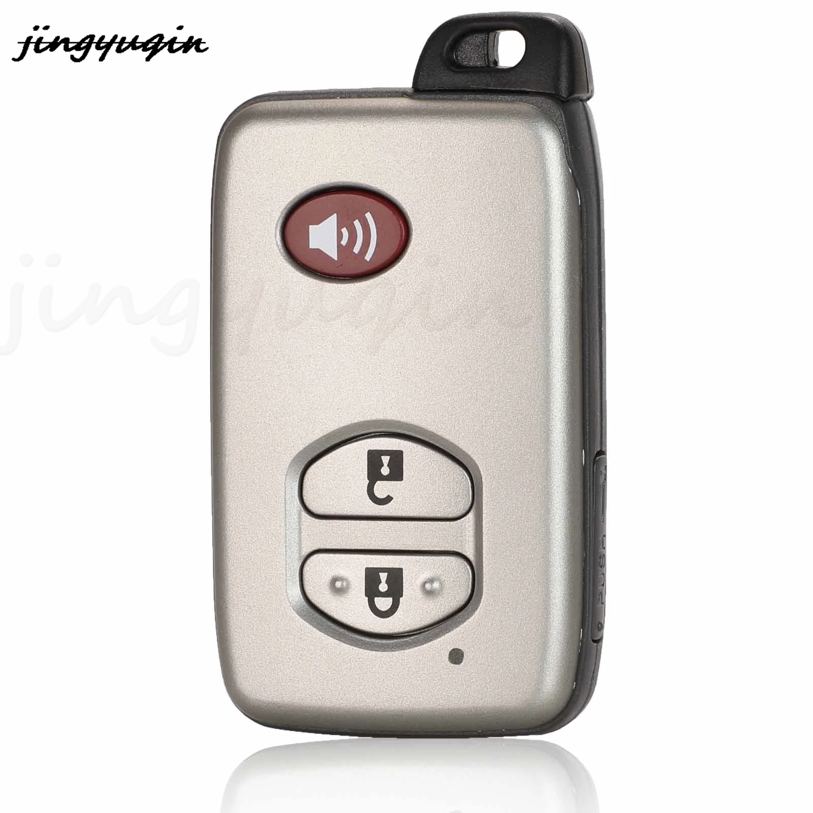 

jingyuqin 3 Buttons Replacement Remote Smar Car Key Shell Case Fob For Toyota Camry Key