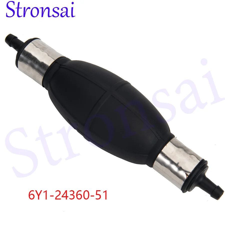 

6Y1-24360 Thicker Rubber Primer Pump Assy for Yamaha Bulb 6MM 75-250 HP Outboard Motor 6Y1-24360 6YL-24360