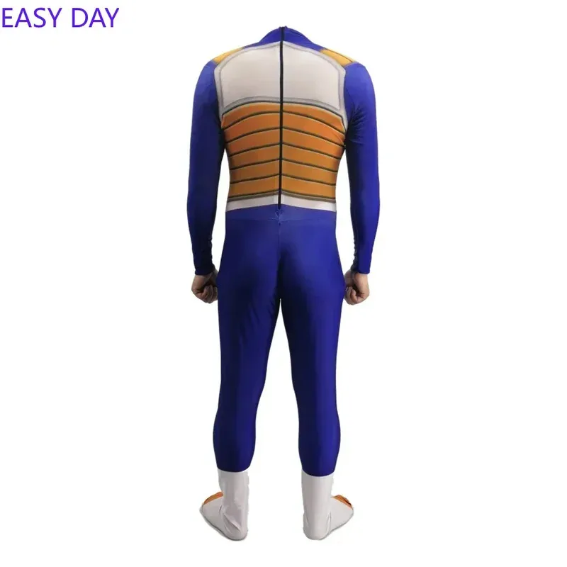 Bambini Adulti Vegeta Tuta Super Saiyan GOKU Costume Cosplay Torankusu TRUNKS Vegeta-boy Party Dress Up Regalo di Carnevale di Halloween
