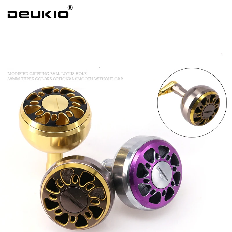 Perilla de aluminio DEUKIO 38 mm para carrete de pesca - imagen 3