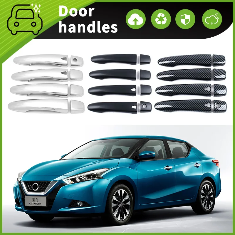 Suitable for 15-24 Nissan Bluebird Lannia Door Handle Decorative Door Bowl Handle Scratch-resistant Modified Accessories