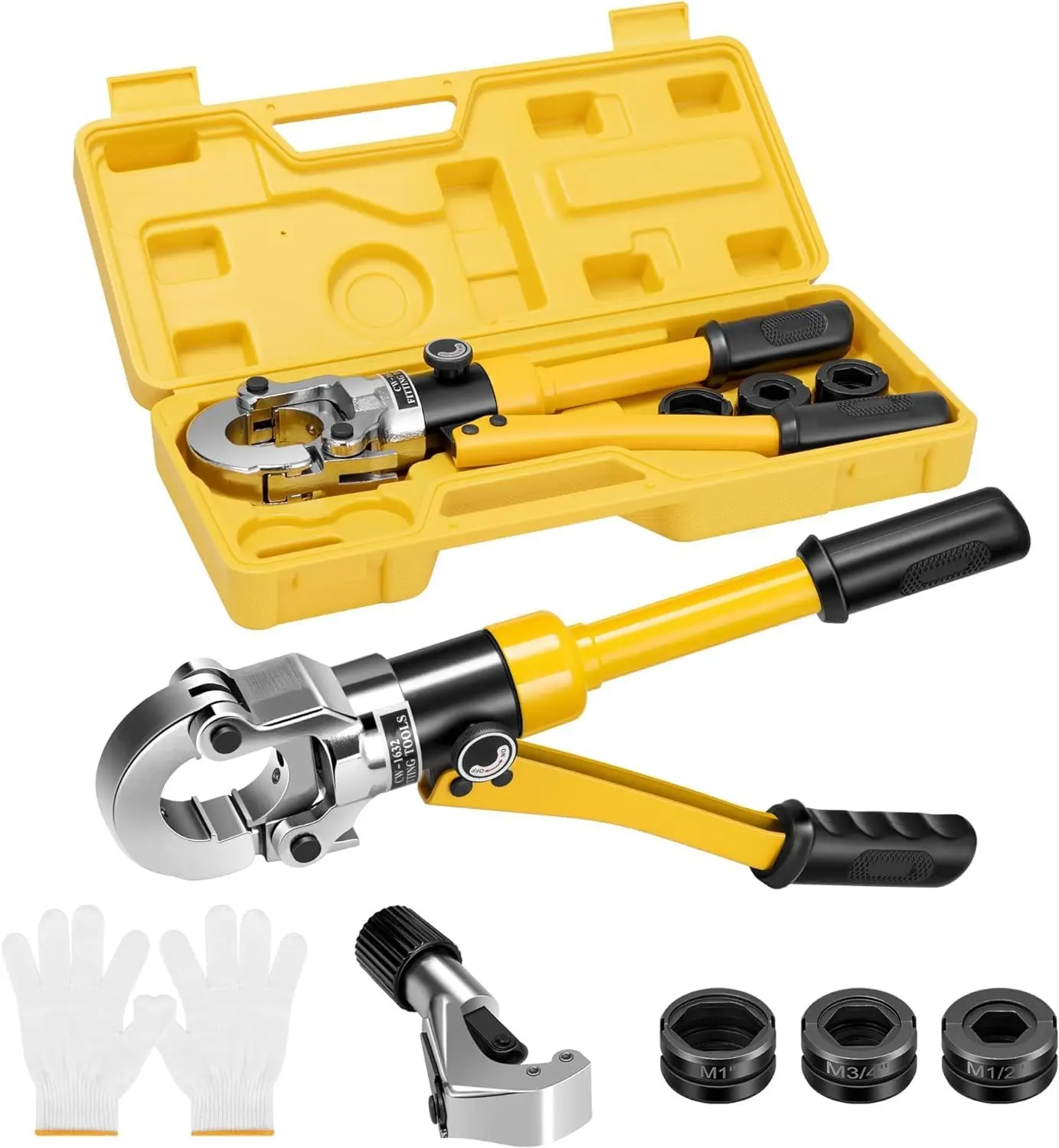 

ZC1- Portable high-pressure Hydraulic Tool Kit 1632 Manual pressure tool Stainless Steel mold crimping copper tube