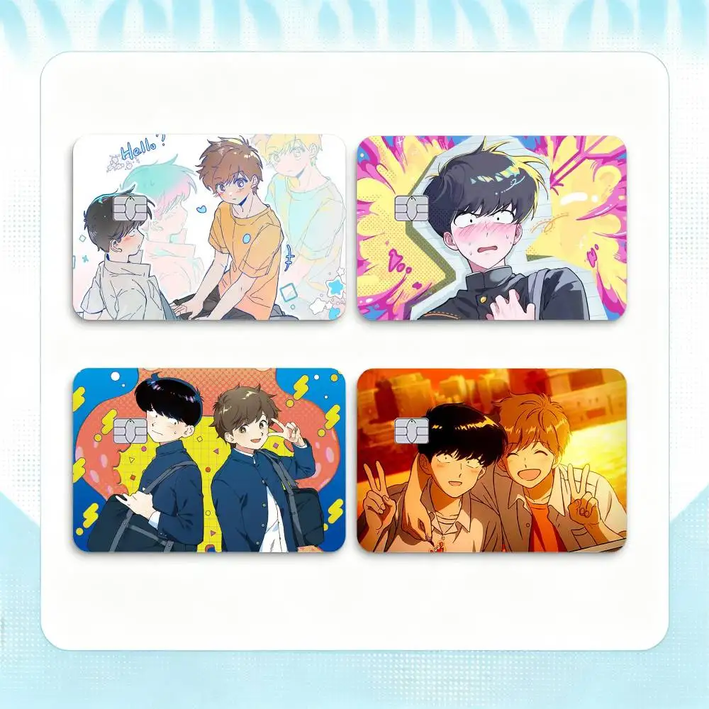 Go for It, Nakamura! Manga BL  Credit Card HD Stickers Small Chip Waterproof Sticker Game Card Decal Gift