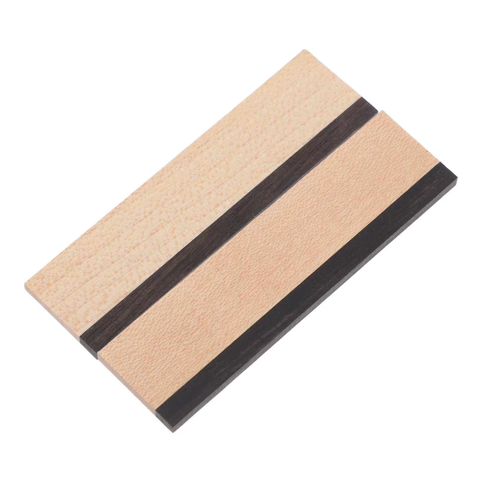 

Dobro Guitar Bridge Saddle 7x193x32mm Hard Maple Ebony Top Untrimmed Uncut Unslotted Guitar Parts Bridge Saddle