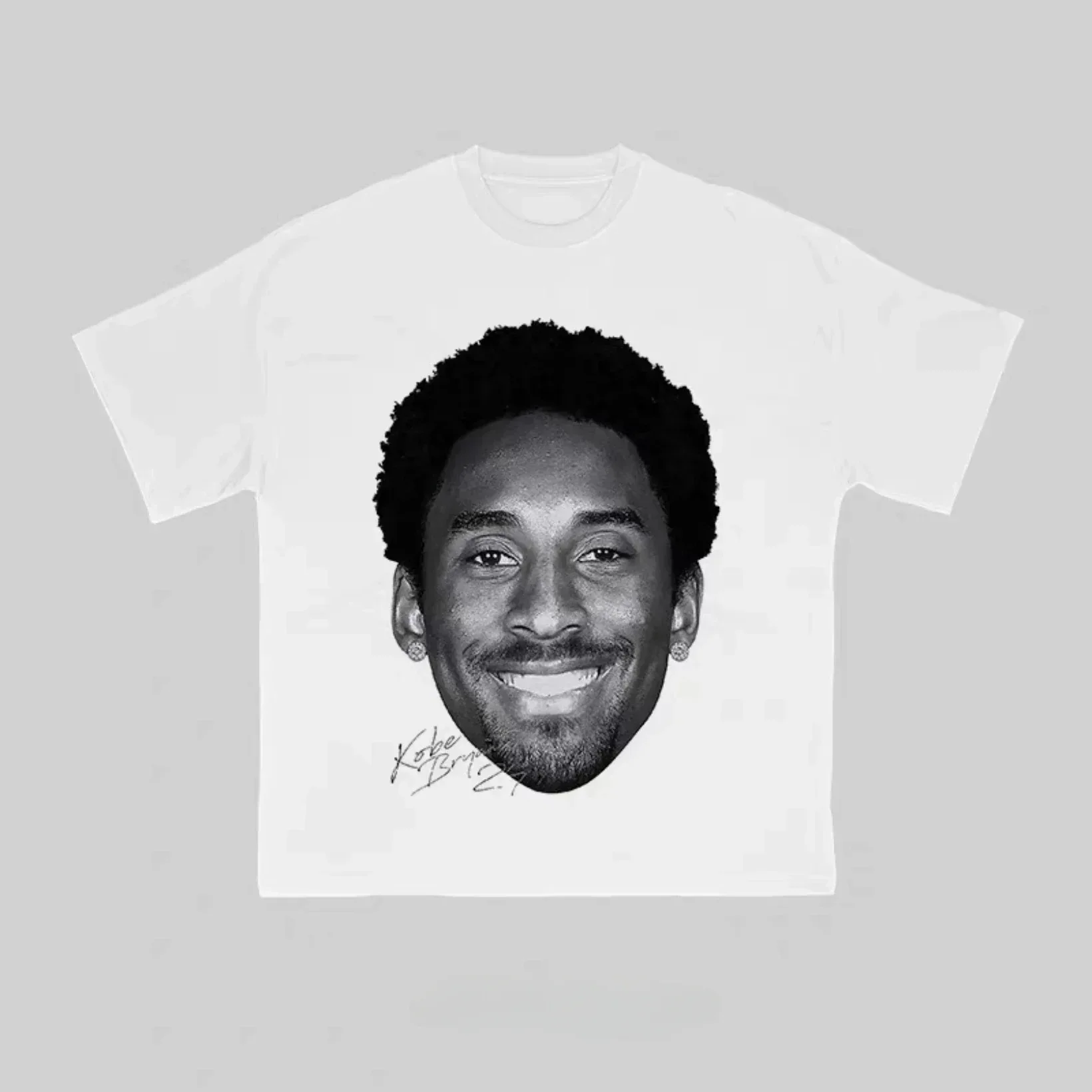 

Summer T-shirts Streetwear Quality Basketball Kobe Bryant Graphics Printed Tees Tops T Shirt Unisex for Men and Women Cotton